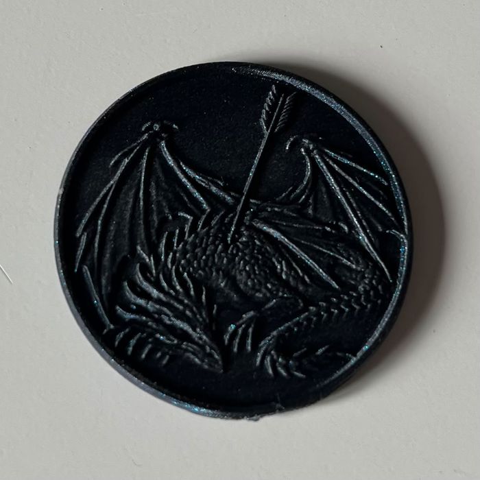 Moneda de jogos de tabuleiro Dragon Slayer