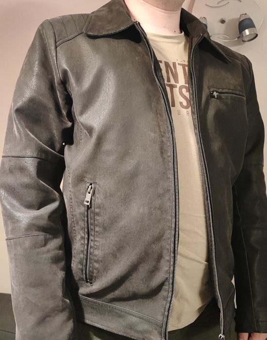 Kurtka męska zamszowa