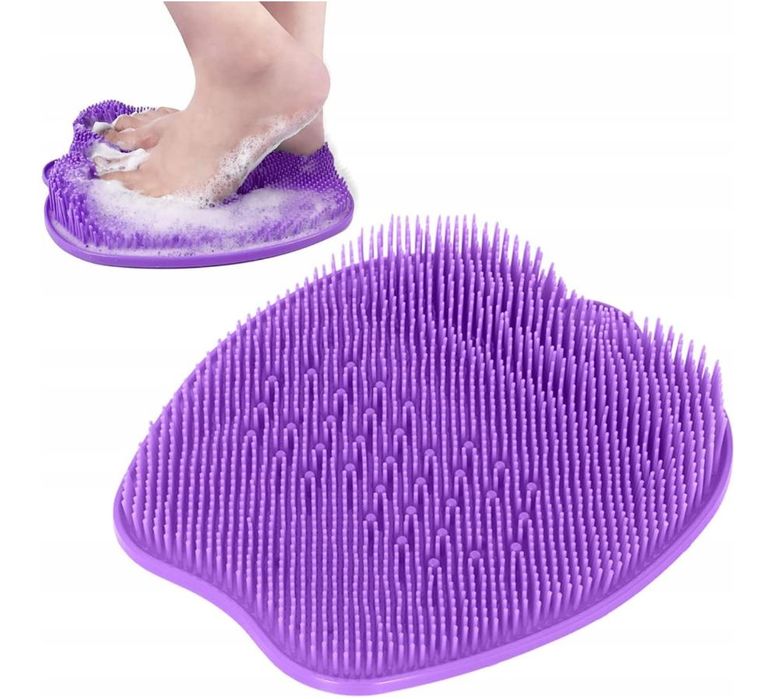 Mata do Akupresury Stóp Peeling Masażer Silikonowy Fioletowa