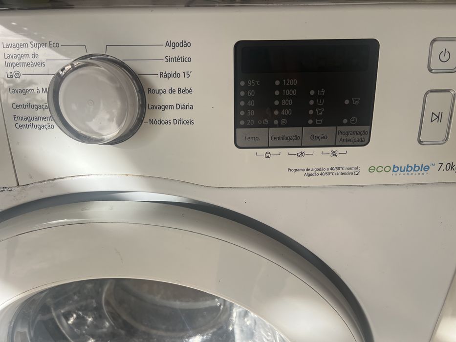 Maquina Lavar Roupa Samsung ecobubble 7kg