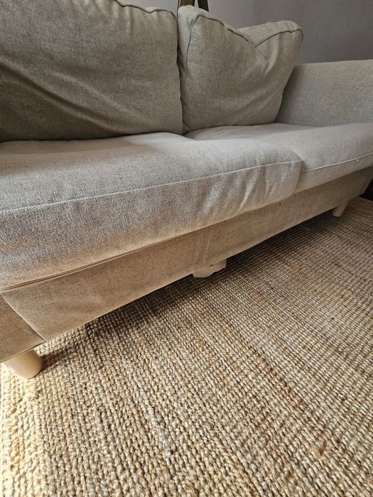 Sofa ikea parup 2 lugares branco bege