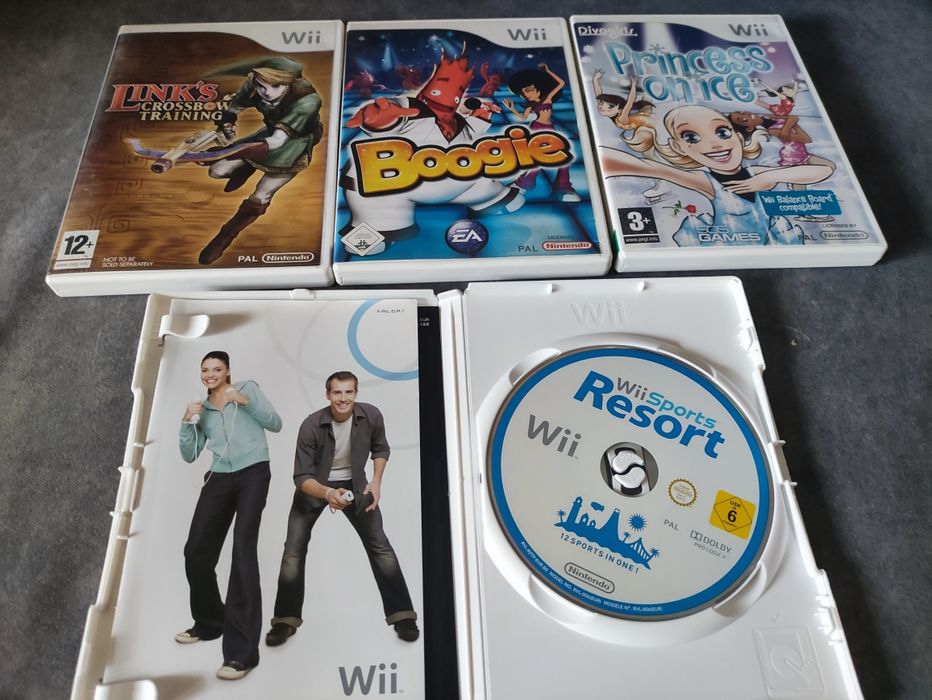 Zestaw 4 gier Nintendo Wii