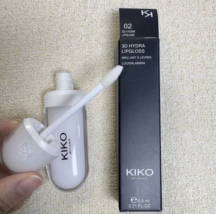 Блеск KIKO Milano 3D Hydra Lipgloss, бальзам, помада