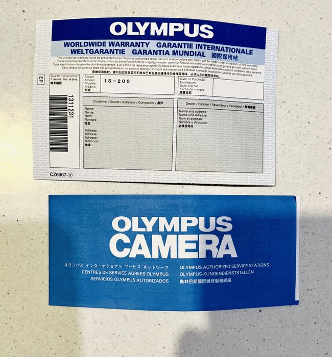 Aparat Olympus is-200 + konwerter - IDEALNY - KOLEKCJONERSKI