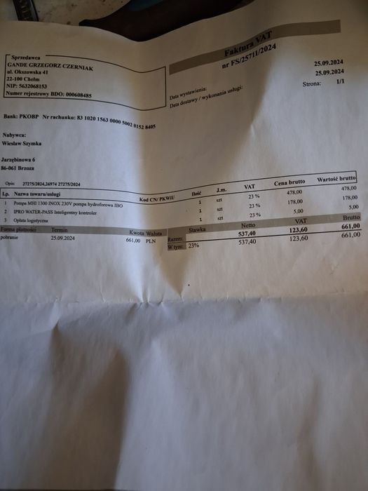 Pompa nawierzchniowa,wielostopniowa