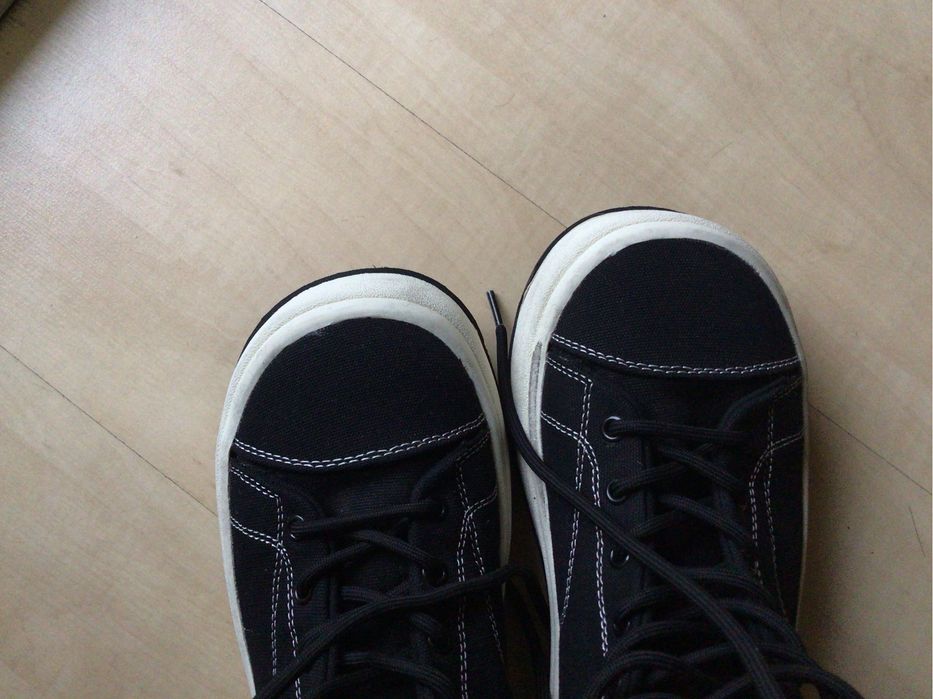 Kapitalne, unikatowe wysokie trampki z grubą podeszwa r.42 super stan