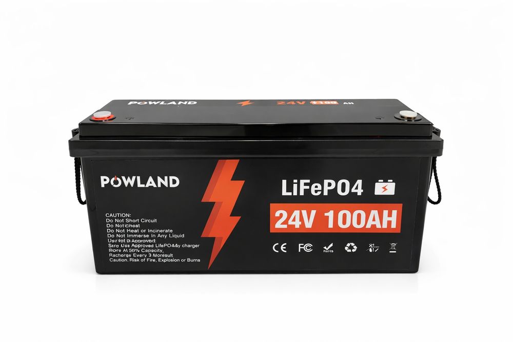 Батарея (акумулятор, аккумулятор) Lifepo4 24v 100ah (Powland)