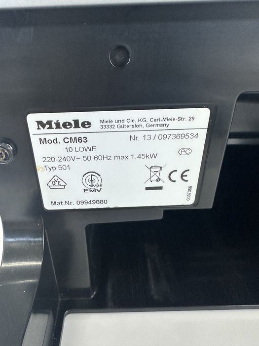 Кавомашина Miele CM 63 біла, доставка, гарантія