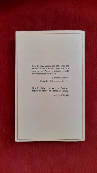 José Saramago, O ano da morte de Ricardo Reis