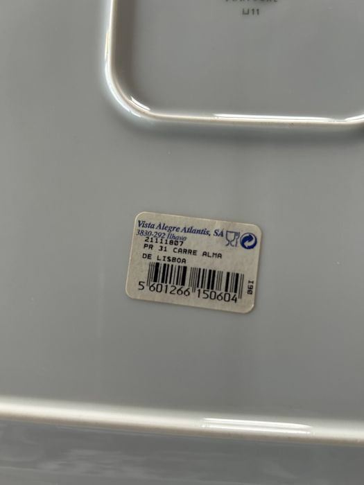 Pratos de Porcelana VISTA ALEGRE Lisboa