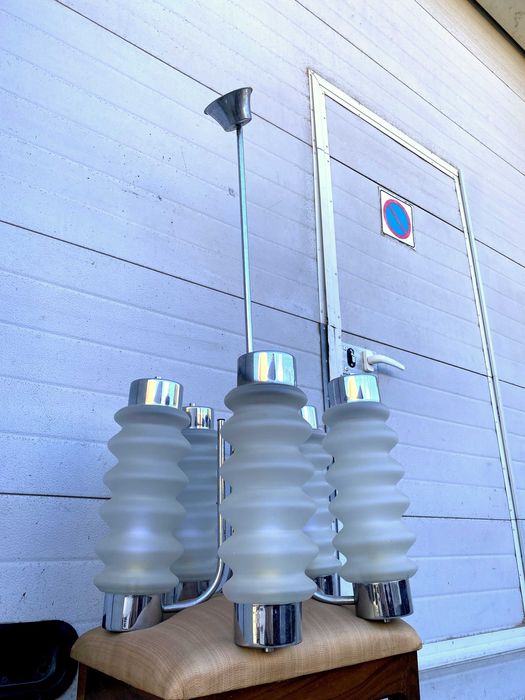 Candeeiro vintage 5 globos