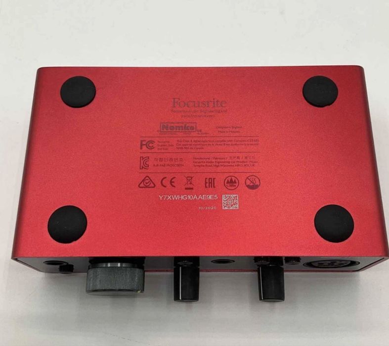 Interface focusrite scarlett 3gen