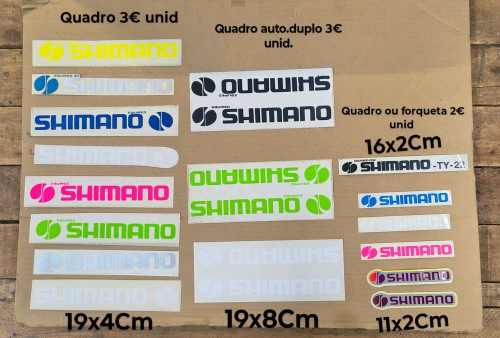 Autocolantes Gazelle/ ye ye/ bsa/Humber/Raleigh/shimano/martano/f.maia