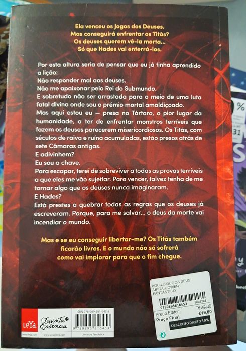 Livro "Aquilo que os Deuses Destroem"
