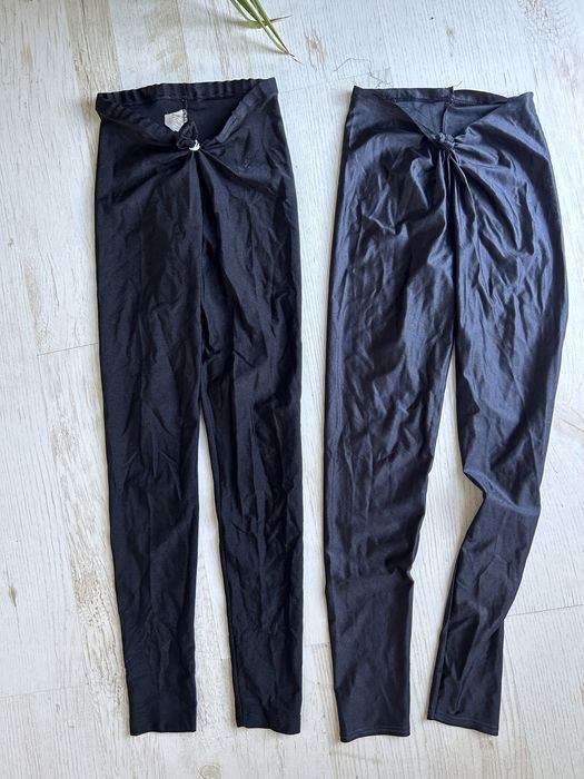 Legginsy spandex lucra r 36 S dwupak czarne