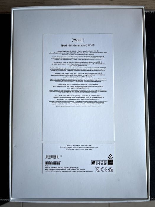 iPad (9th gen) Wi-Fi | spatial grey - 256GB64738838481539121