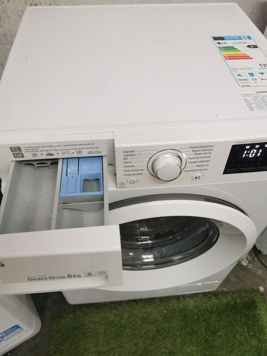 Máquina lavar roupa LG 8kg 1400rpm faça entrega