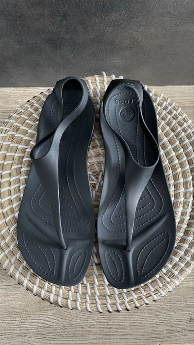 Crocs japonki sexi flip black W8 38/39
