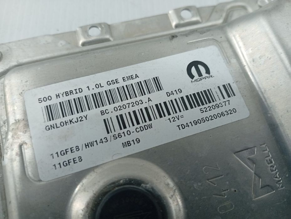 Centralina ECU - FIAT 500 C (312_) | 09 -