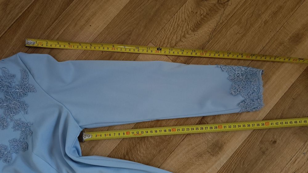 Sukienka błękitna damska 42 wesele, komunia