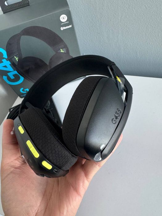 НОВІ навушники Logitech G435 Black геймерские наушники