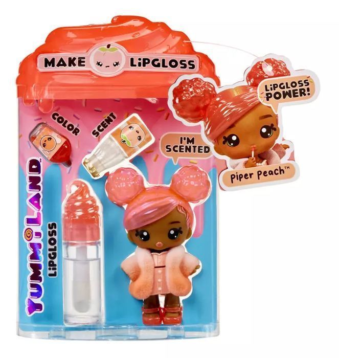 Yummiland. Lipgloss Doll. Piper Peach. Mga
