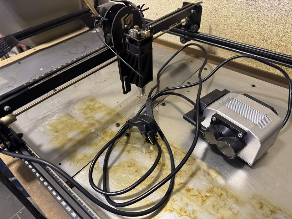 Laser longer ray 10W + przedluzka extend 850x400 mm + pompka