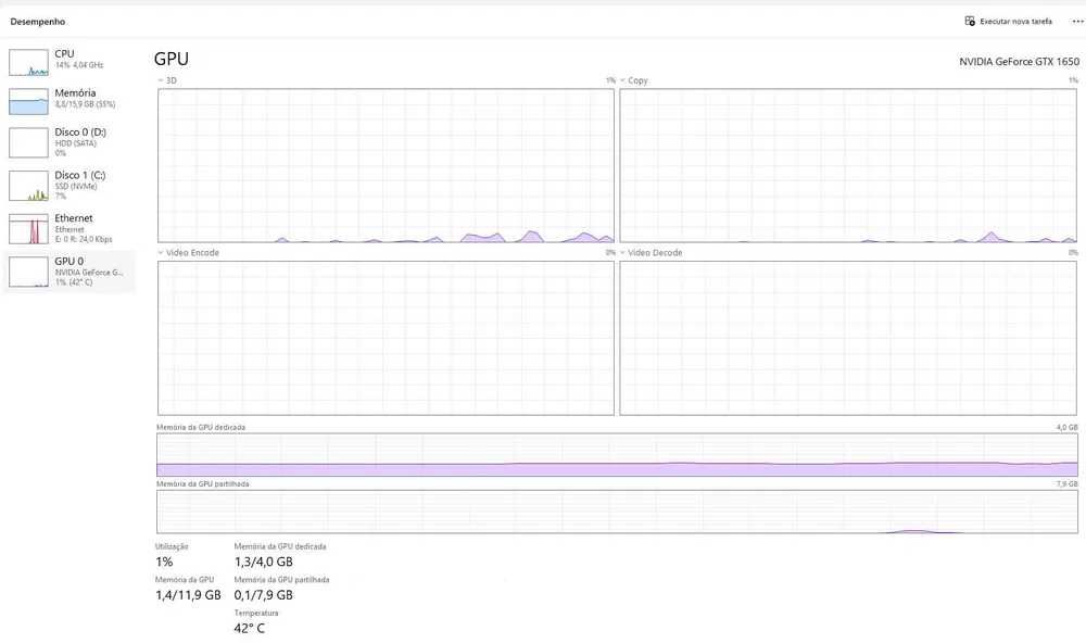 PC Gaming Ryzen 5 5500 + GTX 1650 + 16GB RAM | 1TB | Com Caixas e Periféricos