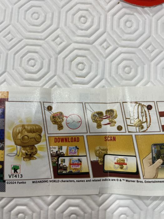 gold funko harry potter