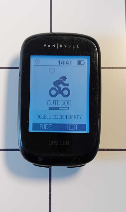 Conta-Km de Bicicleta GPS 500 Van Rysel