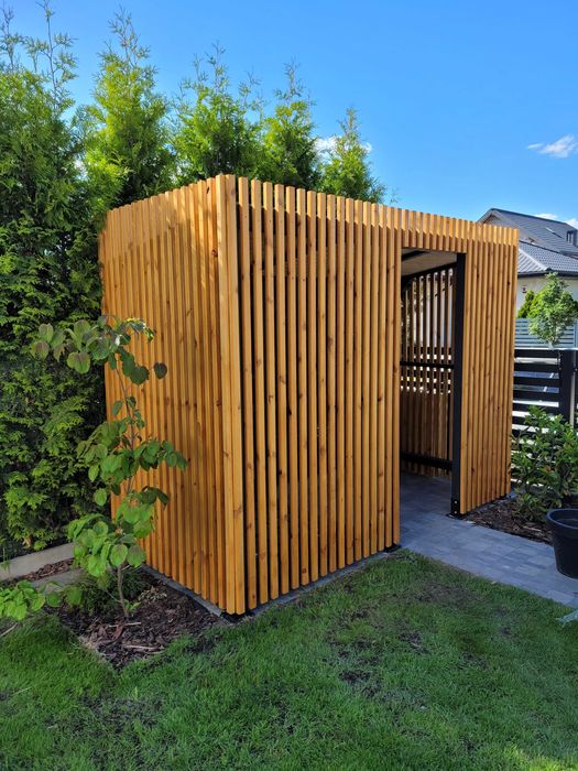 Pergola Drewniana BSH / Poliwęglan Lity / Tars kompozytowy