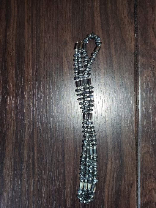 Гематитові буси, браслет