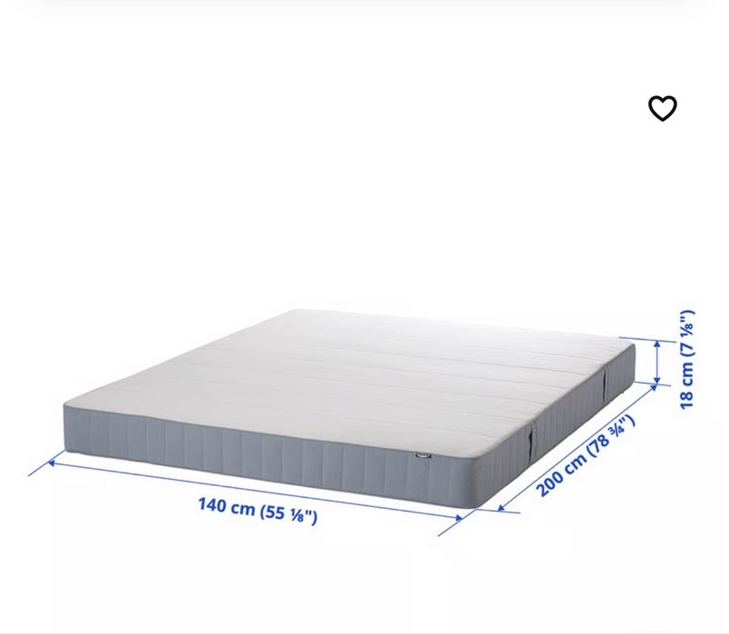 Colchao 140cm x 200cm