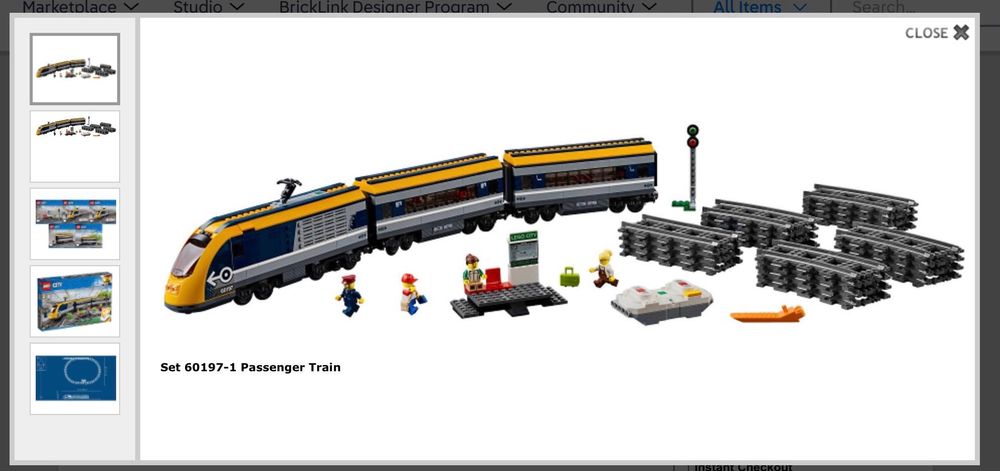 Lego Passenger Train 60197