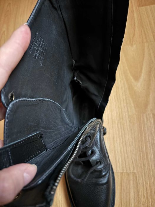 Buty/ kozaki czarne "Zara"