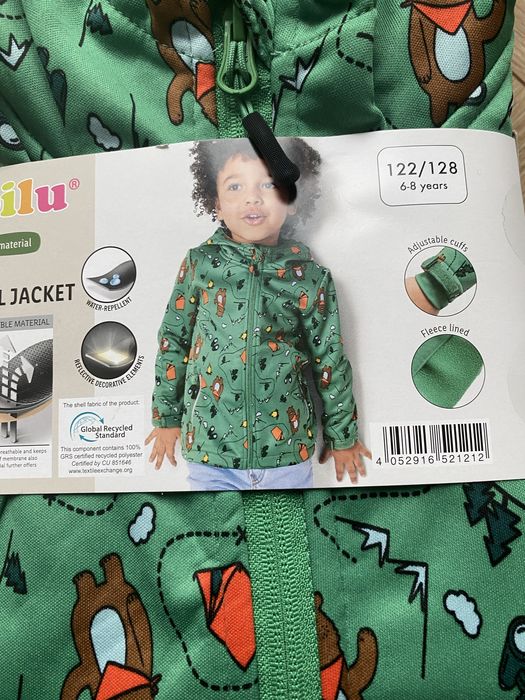 Nowy softsheel lupilu 122 z kapturem