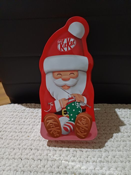 Коробочка жестяна Санта