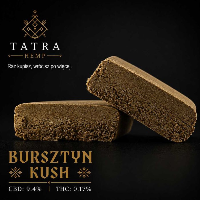 Haszysz Premium CBD Bursztyn Kush 1G - Moc Słowiańskiej Natury
