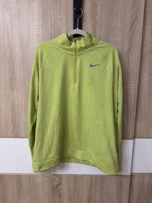 Bluza Nike L sportowa half zip zielona nowsza kolekcja modna dri fit