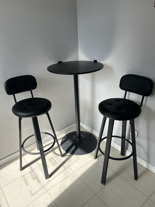 Mesa de bar + Co junto de Banquetas