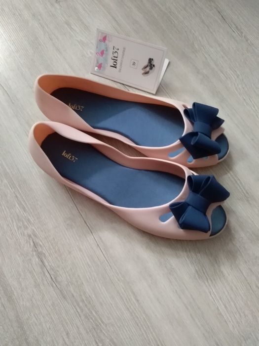 Baleriny damskie 39, gumowe.