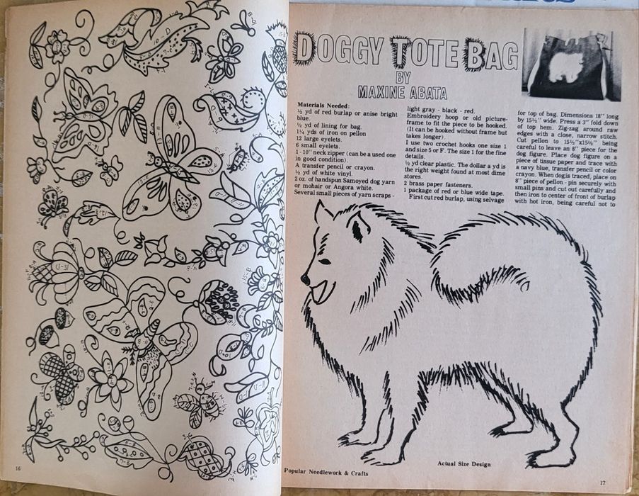 NeedleWork & Crafts revista americana de lavores muito antiga