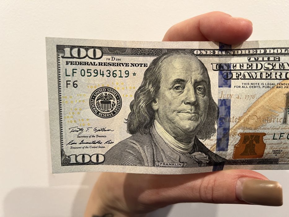 Купюра 100$ коллекційна  серія 2009 А