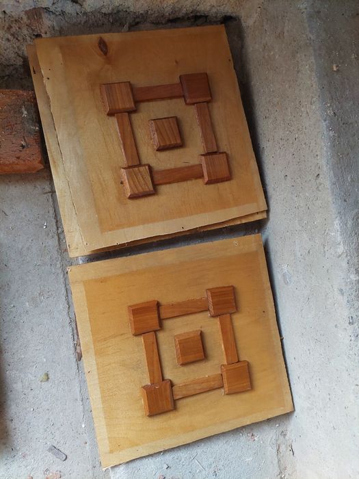 Kasetony, boazeria rzeźbiona