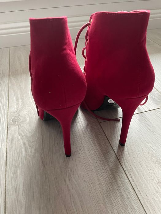 Topshop- nowe czerwone szpilki - rozmiar 36