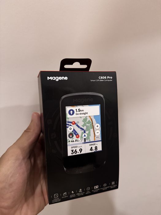 Magene C606 Pro (modelo com ecrã tátil transfletivo de 2,8 polegadas e navegação offline).