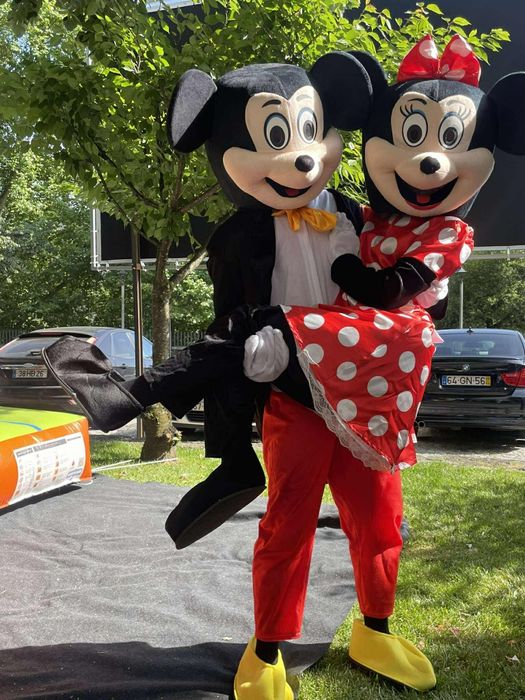 Mascote mickey e minnie