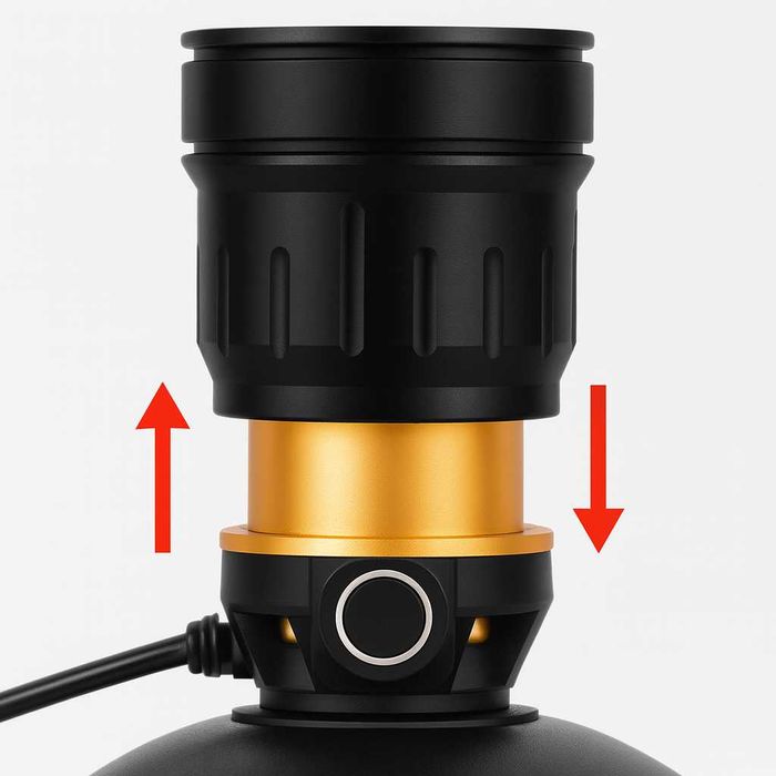 Супер потужний налобний ліхтар колекція BL-A12-3-P90, 1000 м, 3 режими