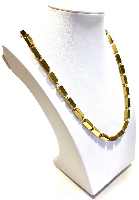 Złoty Męski łańcuszek FARAON•wybita proba585•pozłacany ogniowo•