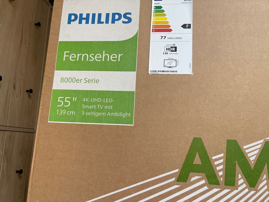 TV Philips 55”  UHD LED
